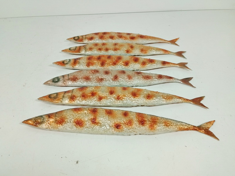 pescado barbacoa comida falsa 27x4 6u